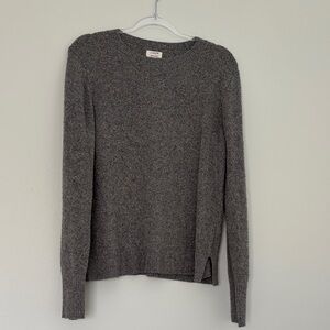 J. Crew Charcoal Crew Neck Sweater M